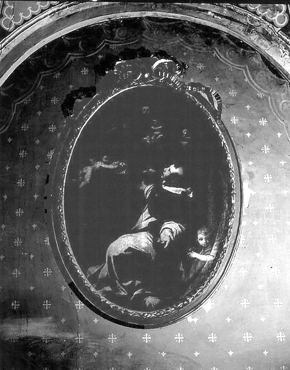 apparizione della Madonna col Bambino a San Tommaso d'Aquino (dipinto) di Gionima Antonio, Crespi Giuseppe Maria detto Spagnoletto (sec. XVIII)