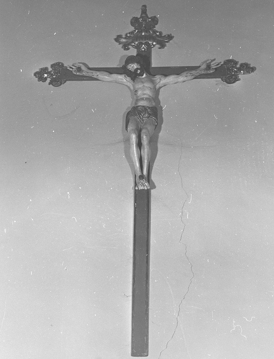 crocifisso - ambito emiliano (?) (fine sec. XV, sec. XIX)