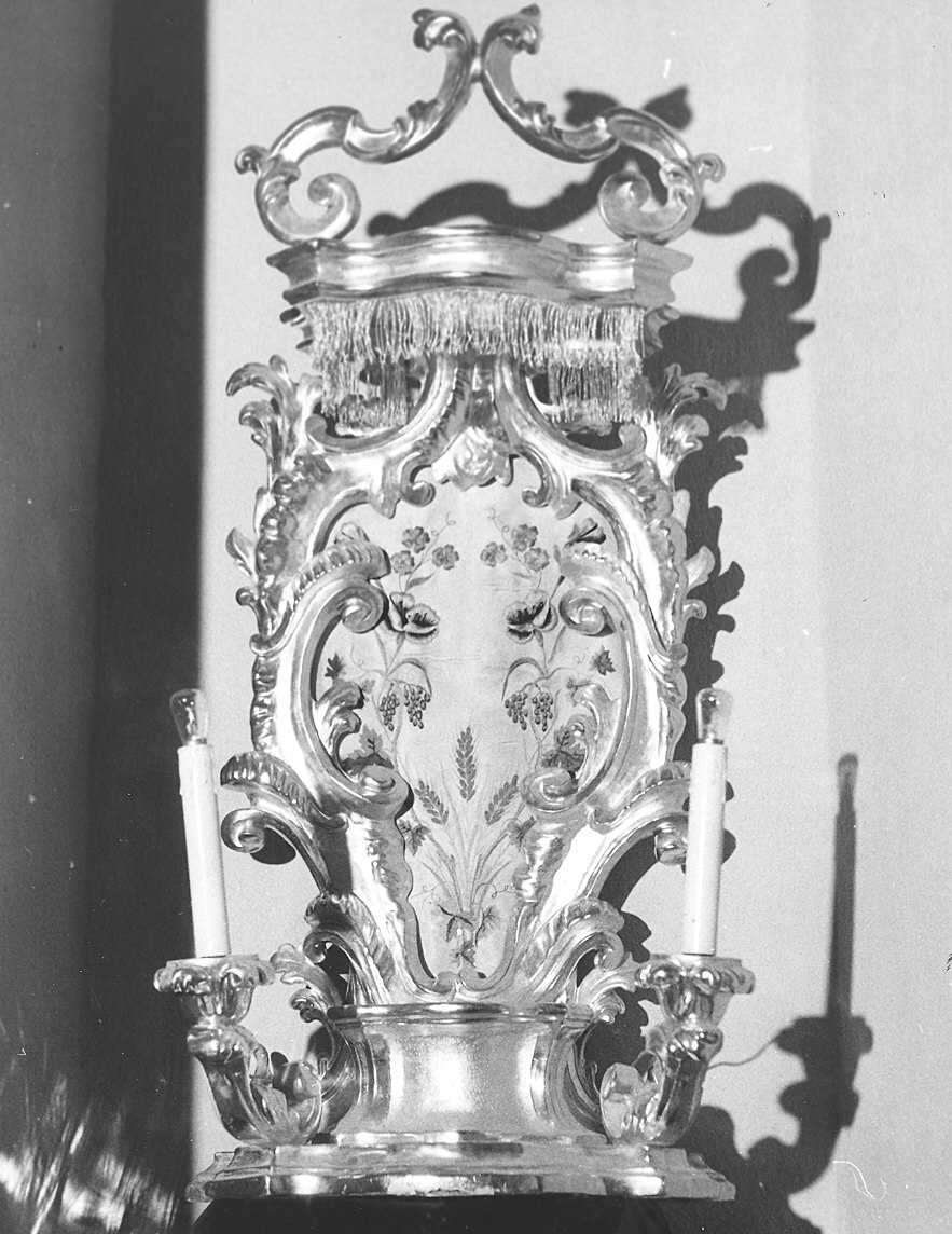 tronetto per esposizione eucaristica - ambito parmense (sec. XVIII)