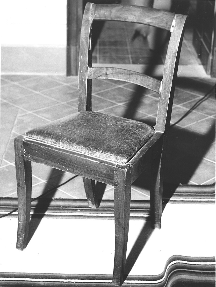 sedia - ambito parmense (inizio sec. XX)