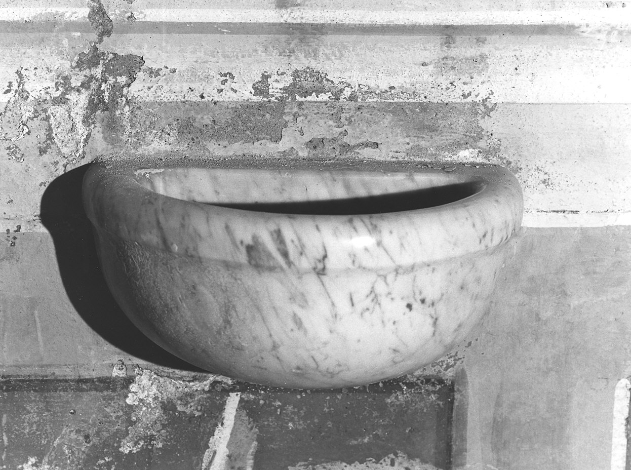 acquasantiera, serie - ambito parmense (?) (sec. XVIII)