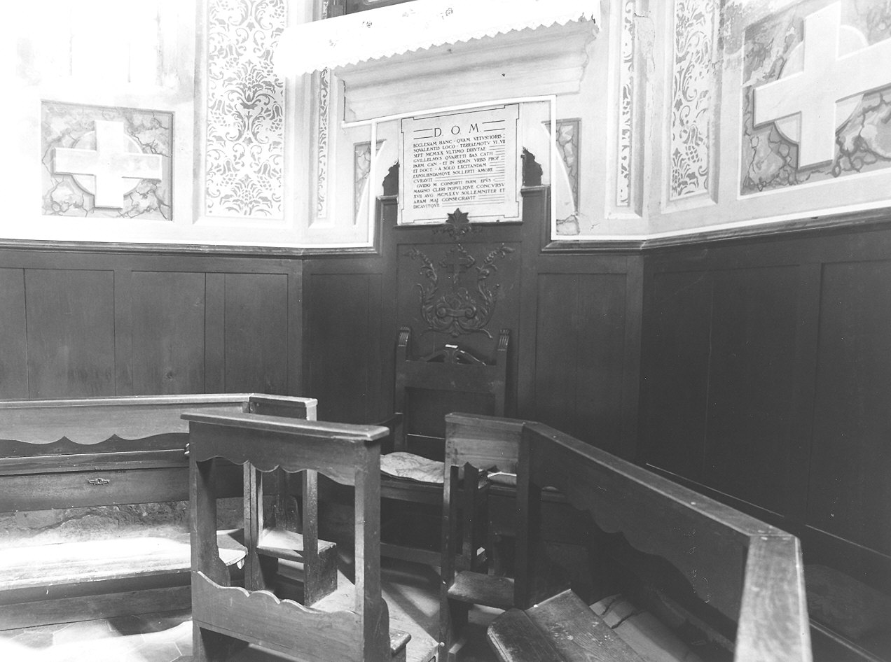 stalli del coro - ambito parmense (primo quarto sec. XX)