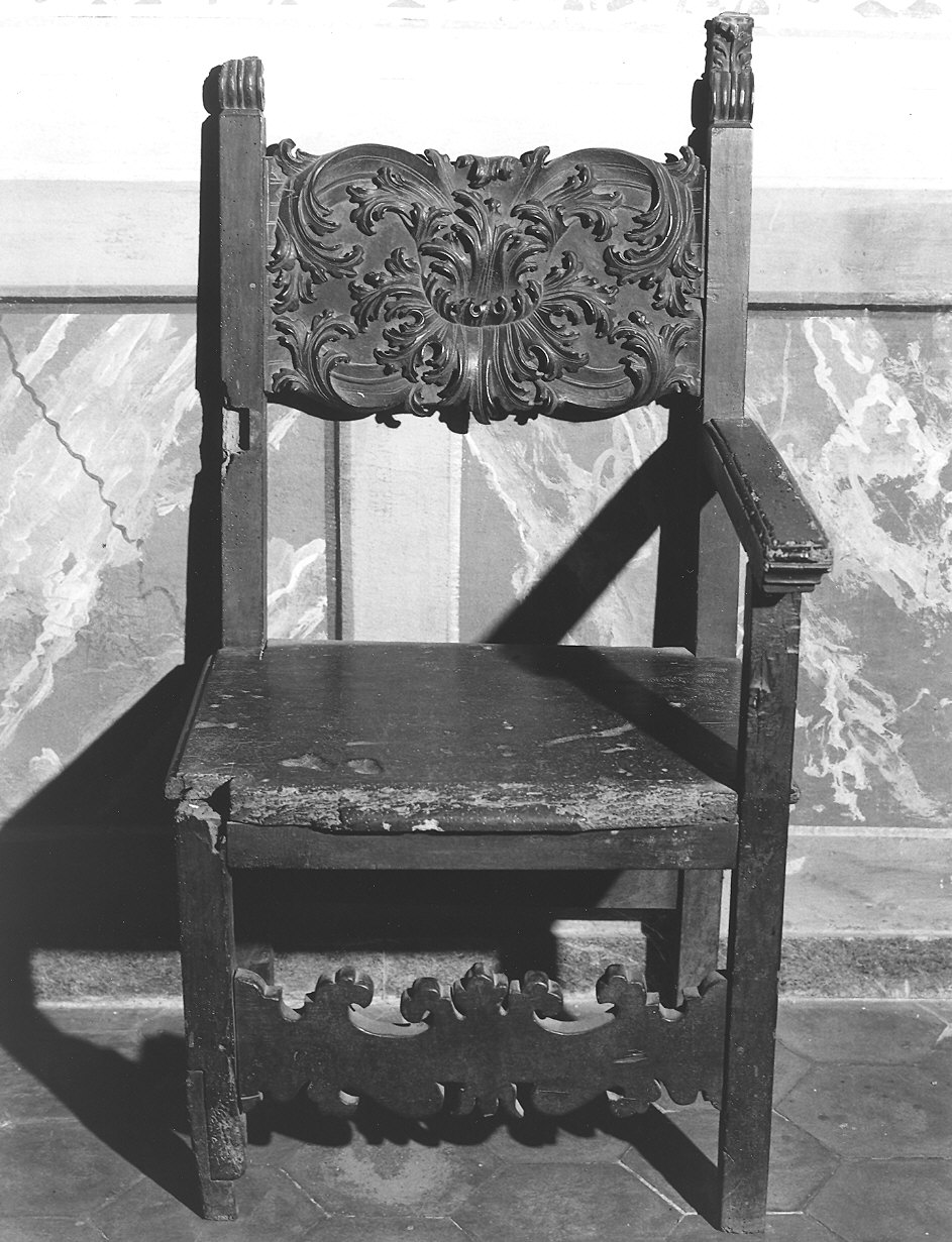 seggiolone - ambito parmense (?) (sec. XVII)