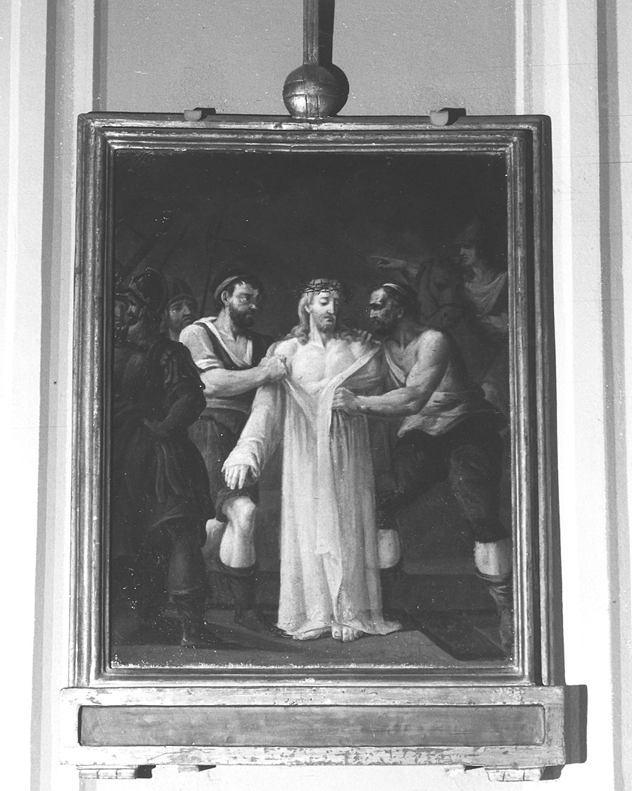 stazioni della via crucis (dipinto, ciclo) di Scaramuzza Francesco (sec. XIX)