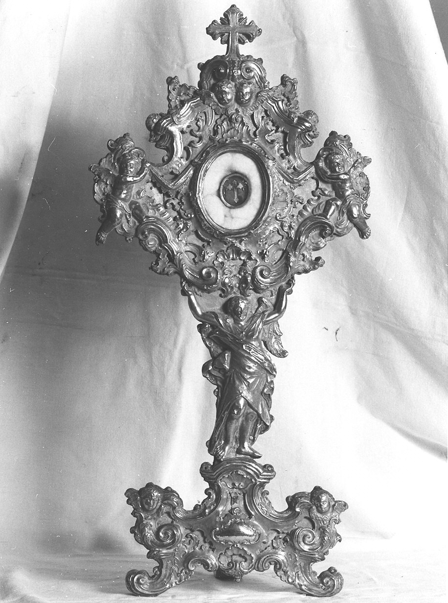 reliquiario - a ostensorio - ambito parmense (sec. XVIII)