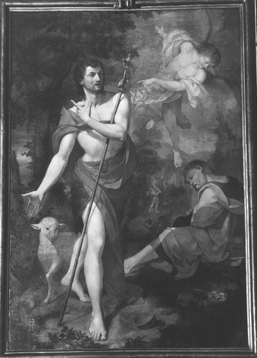 San Giovanni Battista (dipinto) di Peroni Giuseppe (sec. XVIII)