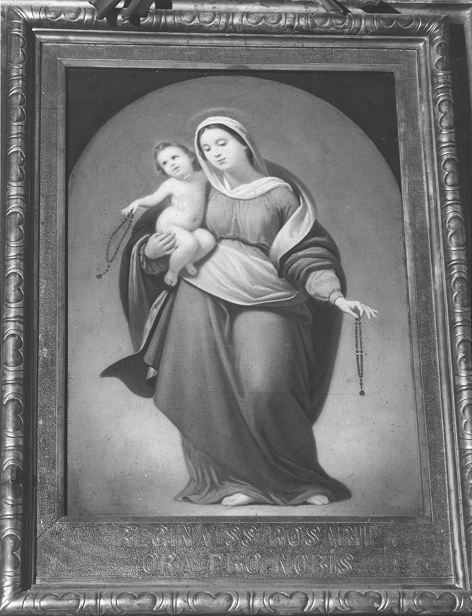 Madonna del Rosario (dipinto) di Gaibazzi Giovanni (sec. XIX)