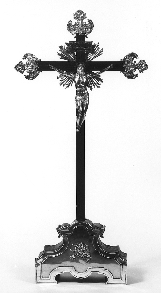 croce d'altare - ambito parmense (prima metà sec. XVII, sec. XVIII, sec. XIX)
