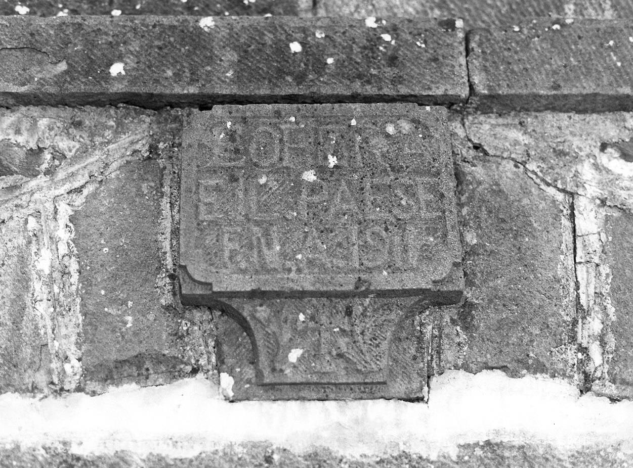 chiave di volta - ambito parmense (sec. XX)