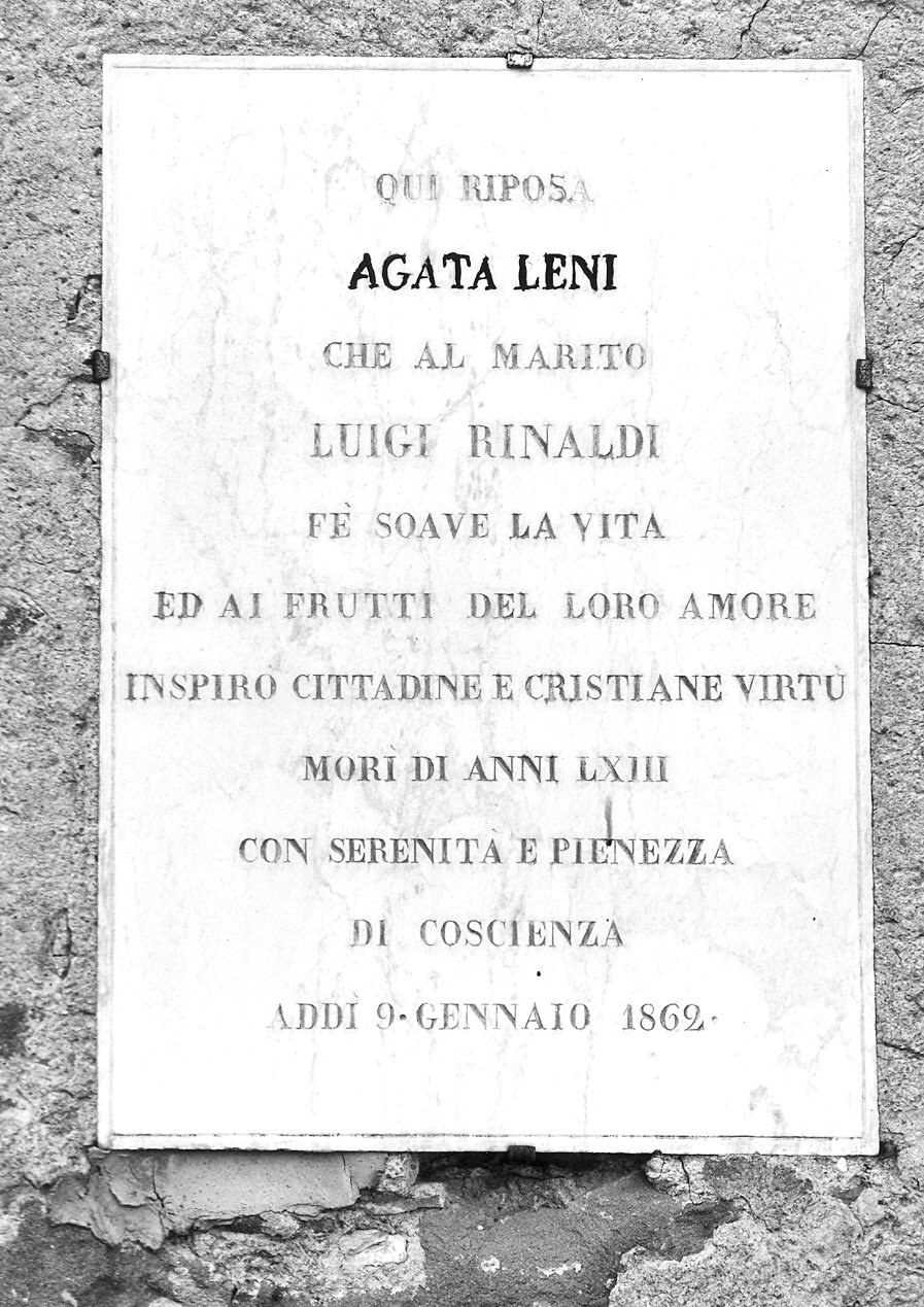 cenotafio - ambito parmense (sec. XIX)