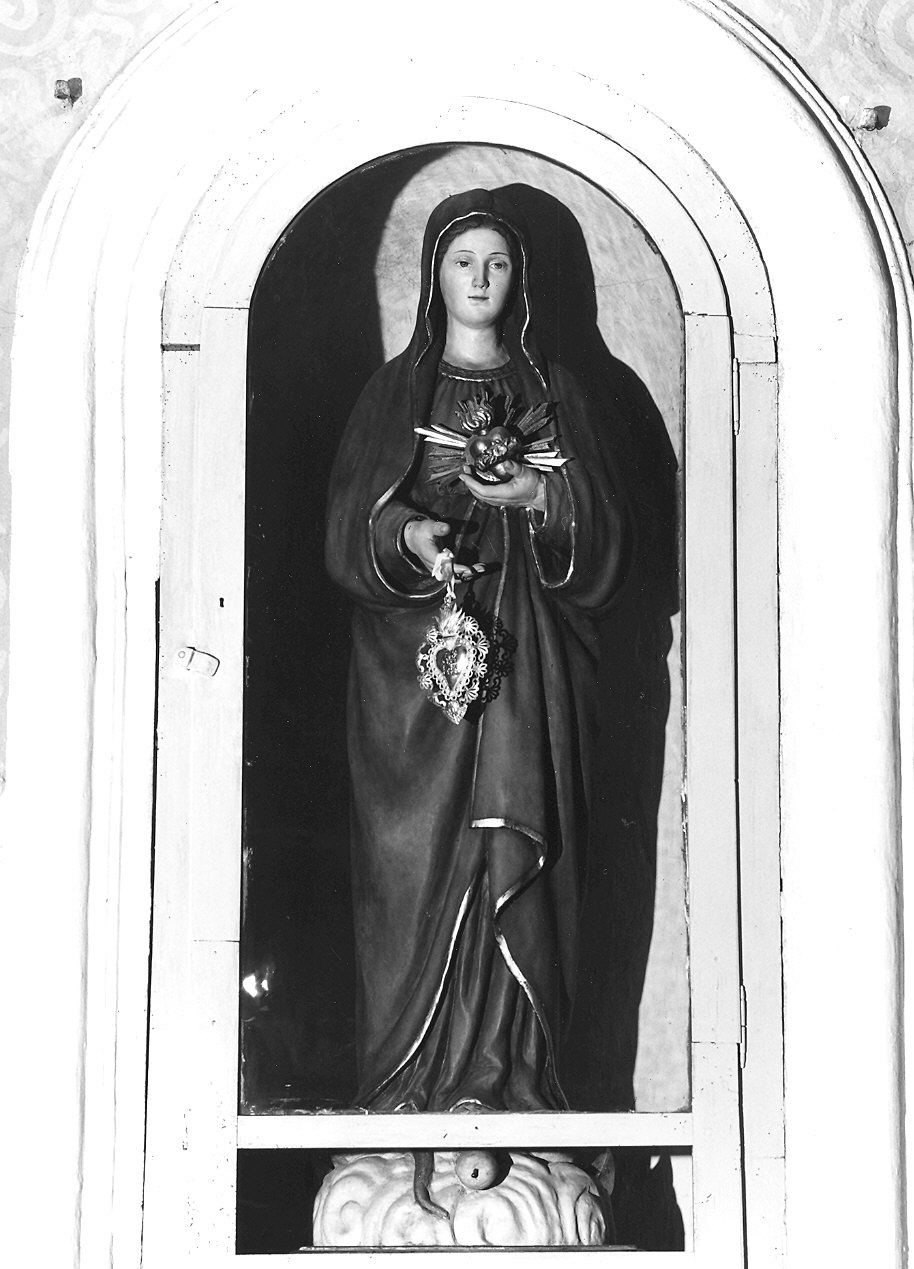 Sacro Cuore di Maria (statua) - ambito ligure (?) (metà sec. XIX)