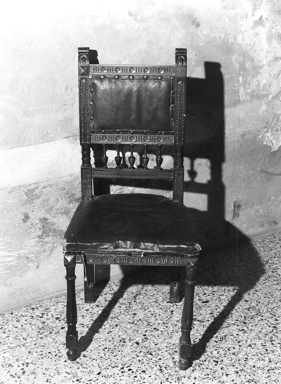 sedia - ambito parmense (fine/inizio secc. XVIII/ XIX)