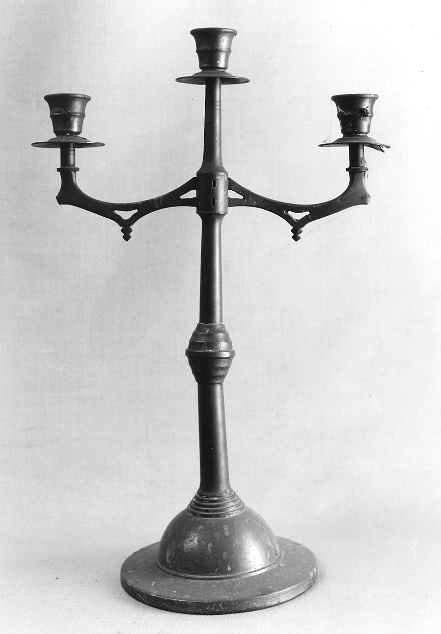 candelabro - ambito Italia settentrionale (ultimo quarto sec. XIX)