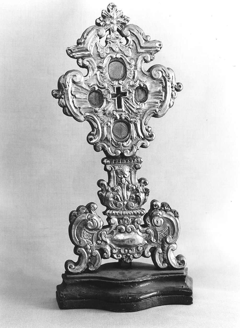 reliquiario - a ostensorio - ambito parmense (seconda metà sec. XVIII)