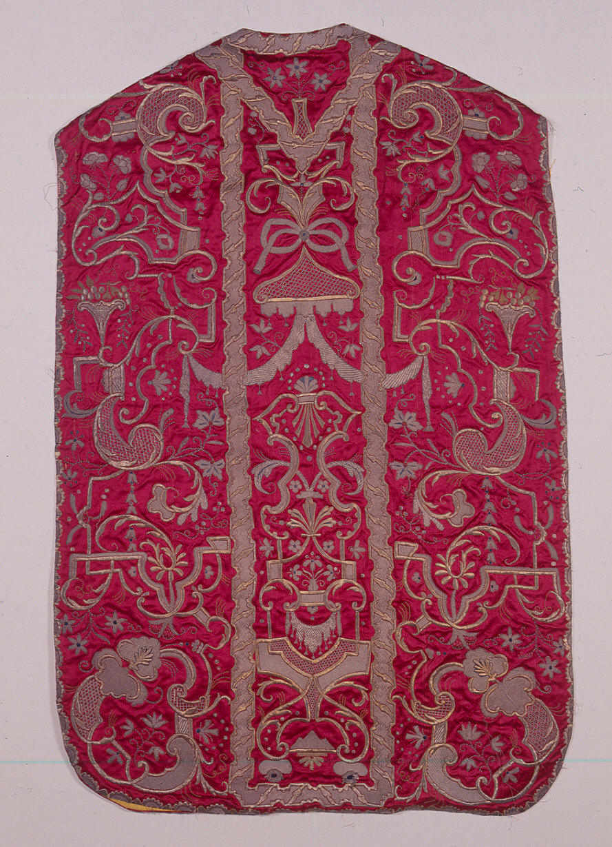 paramento liturgico, insieme - manifattura italiana (ultimo quarto sec. XVIII)