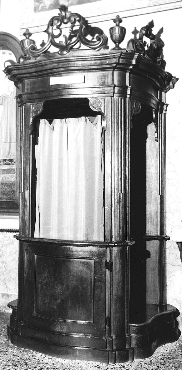 confessionale, serie - ambito parmense (sec. XVIII)