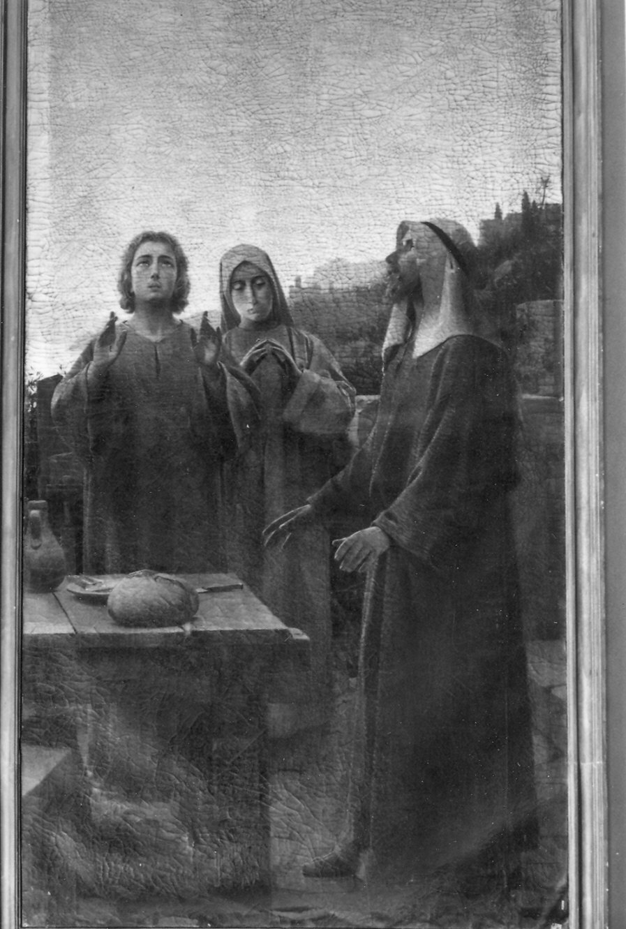 Sacra Famiglia (dipinto) di Ghittoni Francesco (sec. XIX)