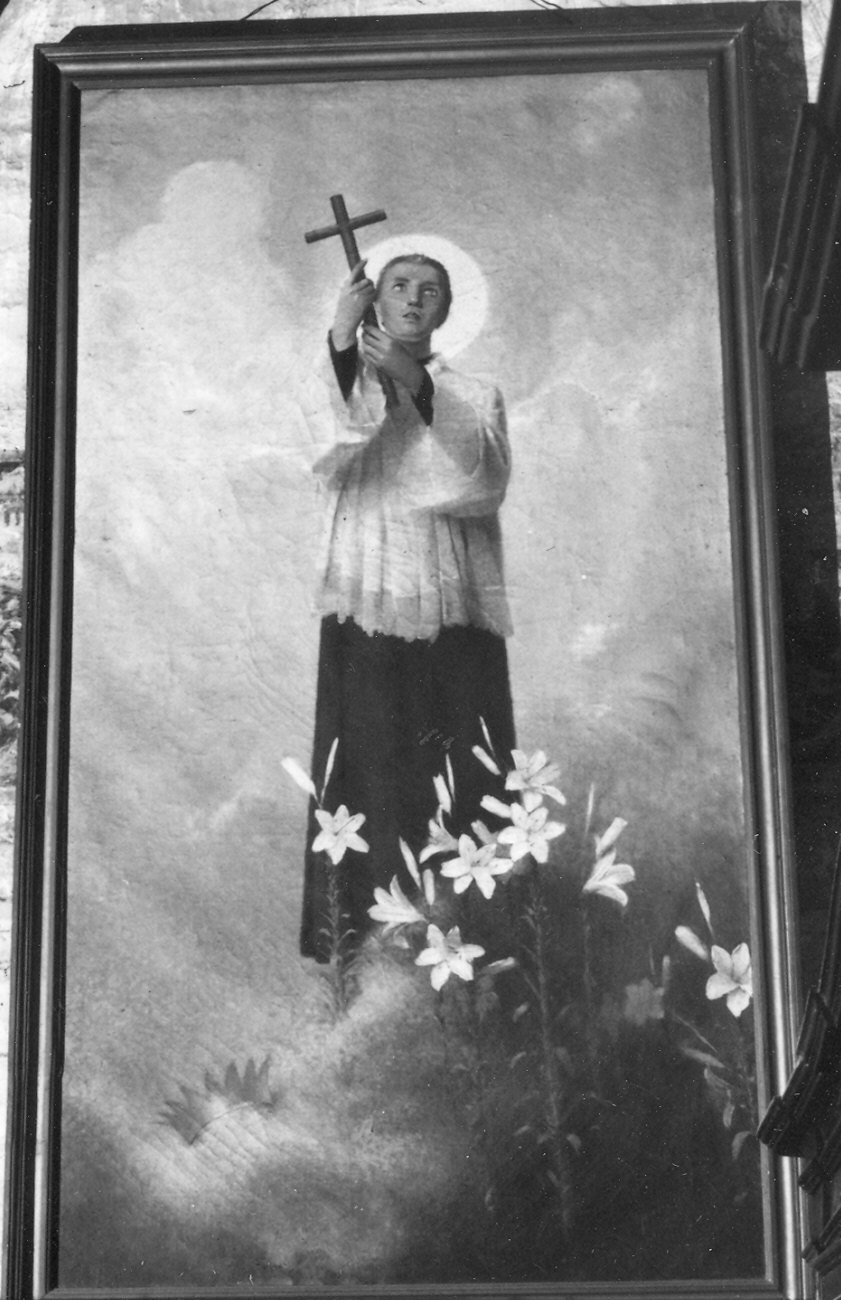 San Luigi Gonzaga (dipinto) di Ghittoni Francesco (sec. XIX)