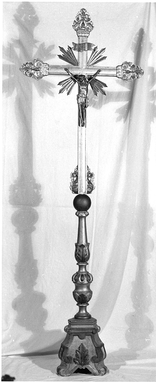 croce d'altare - ambito parmense (seconda metà sec. XIX)