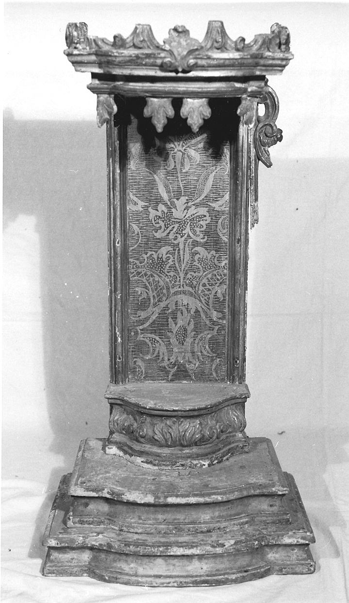 tronetto per esposizione eucaristica - ambito parmense (prima metà sec. XVIII)