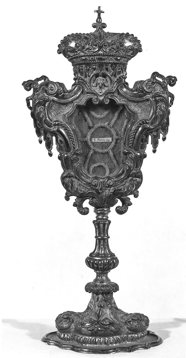 reliquiario - a ostensorio - ambito emiliano (seconda metà sec. XVIII)