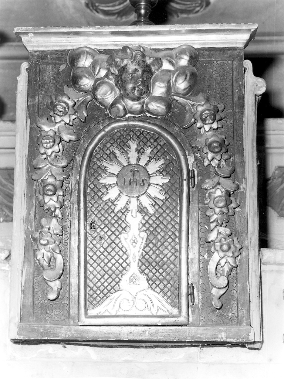 tabernacolo - ambito parmense-piacentino (inizio sec. XIX)