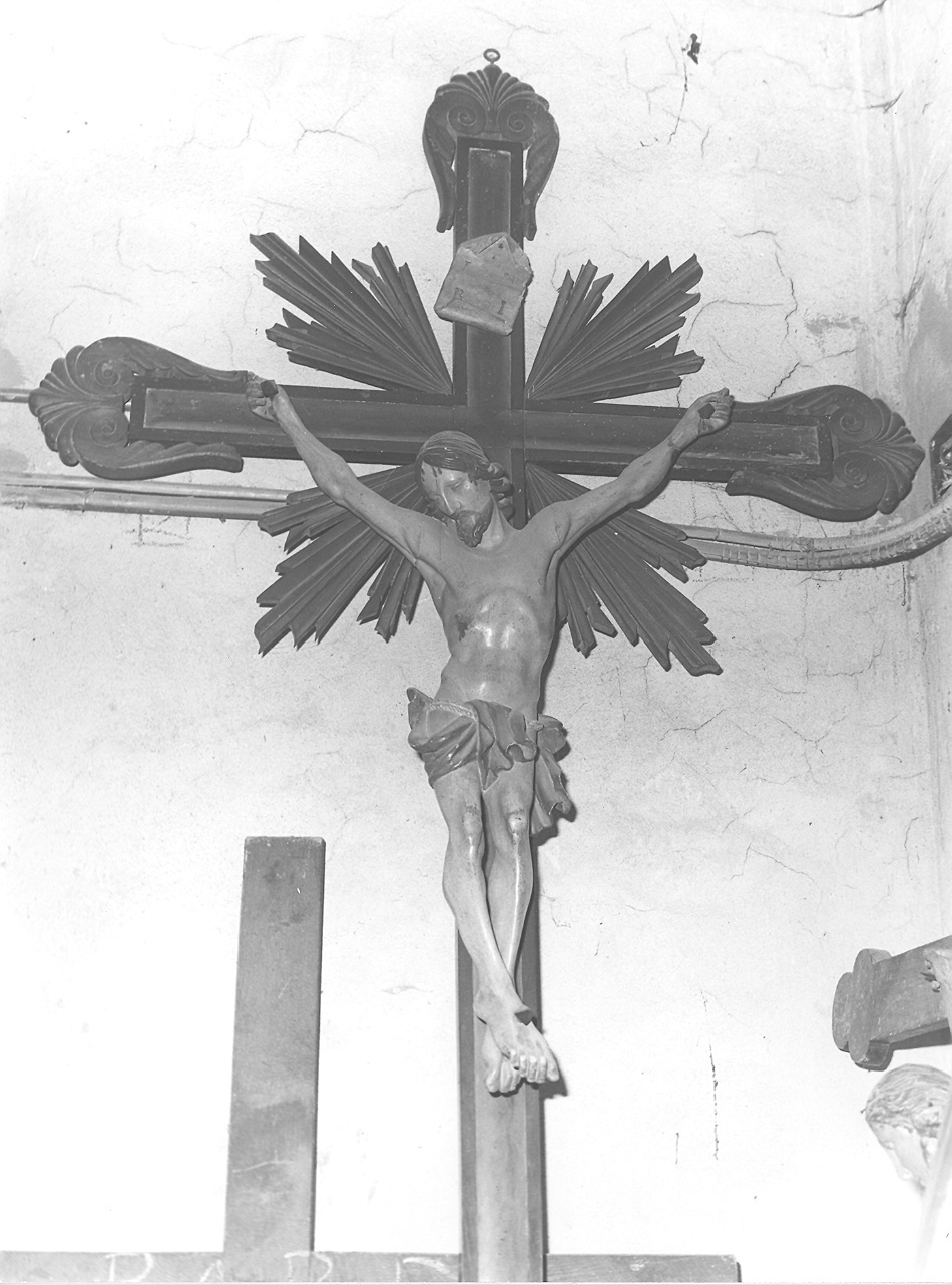 crocifisso - ambito parmense-piacentino (sec. XVII, sec. XIX)