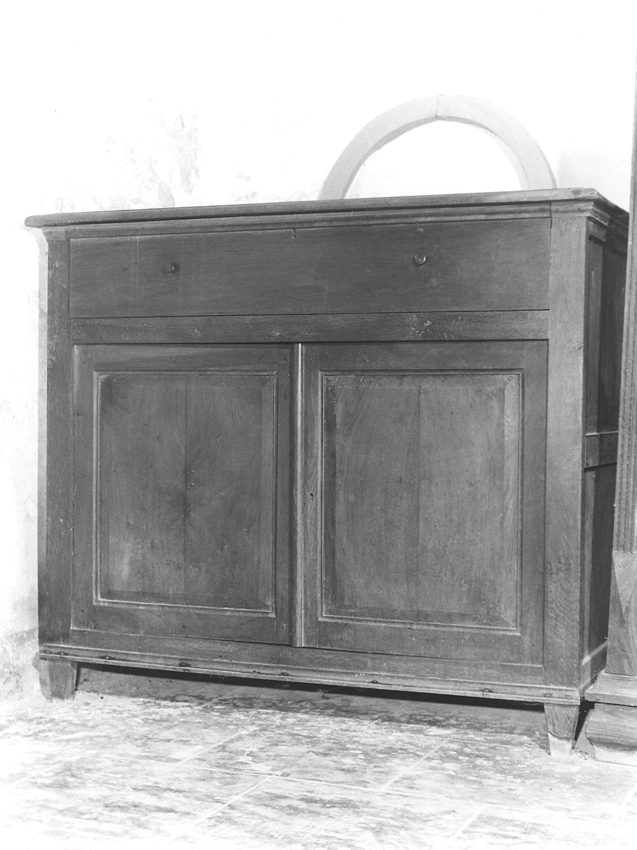 armadio da sacrestia - ambito parmense (seconda metà sec. XIX)