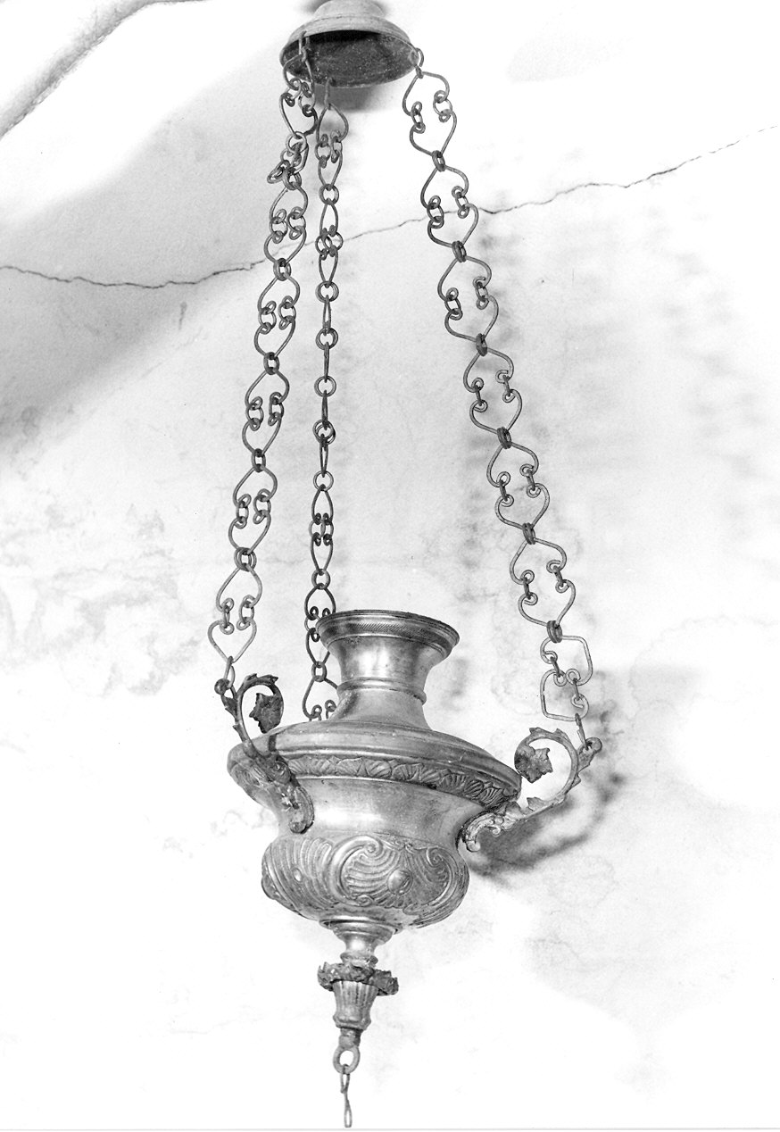 lampada pensile - ambito piacentino (sec. XIX)