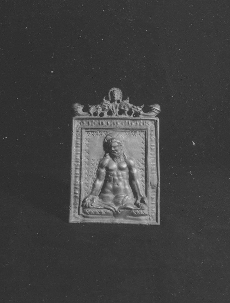 Cristo in pietà (pace - a tavoletta) - ambito veneto (secondo quarto sec. XVI)