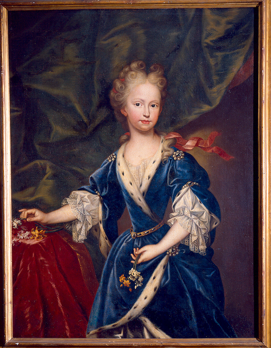 Ritratto di Elisabetta Farnese giovinetta (dipinto) di Delle Piane Giovanni Maria detto Molinaretto (sec. XVIII)