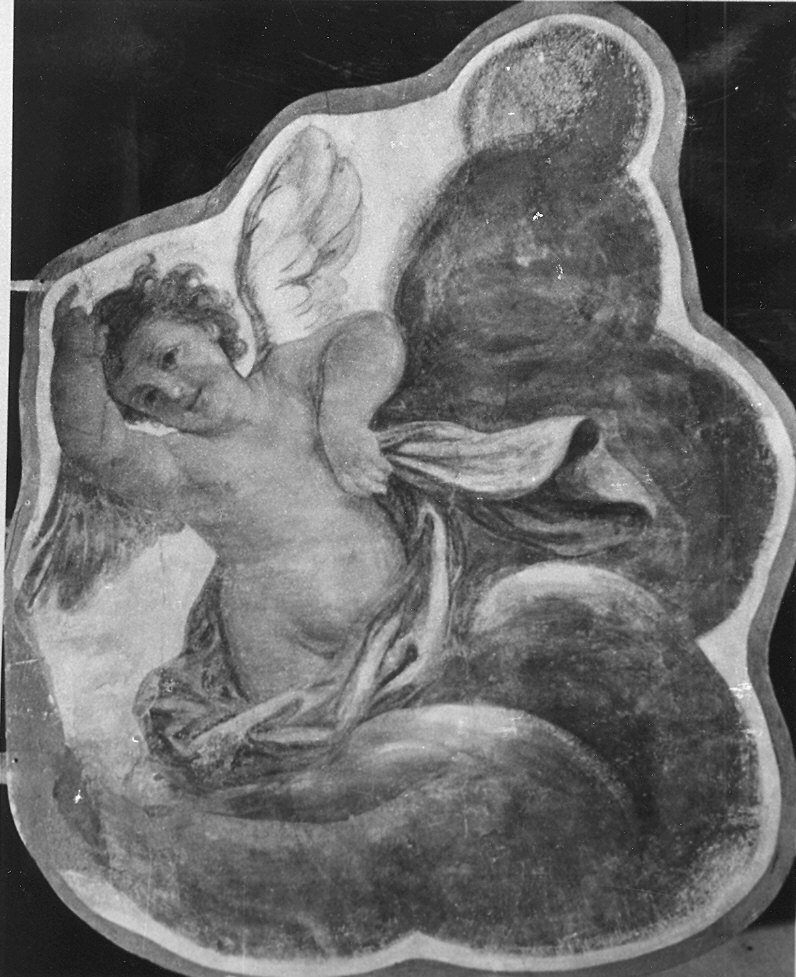 Angioletti su nubi (decorazione pittorica, elemento d'insieme) di Peroni Giuseppe (sec. XVIII)