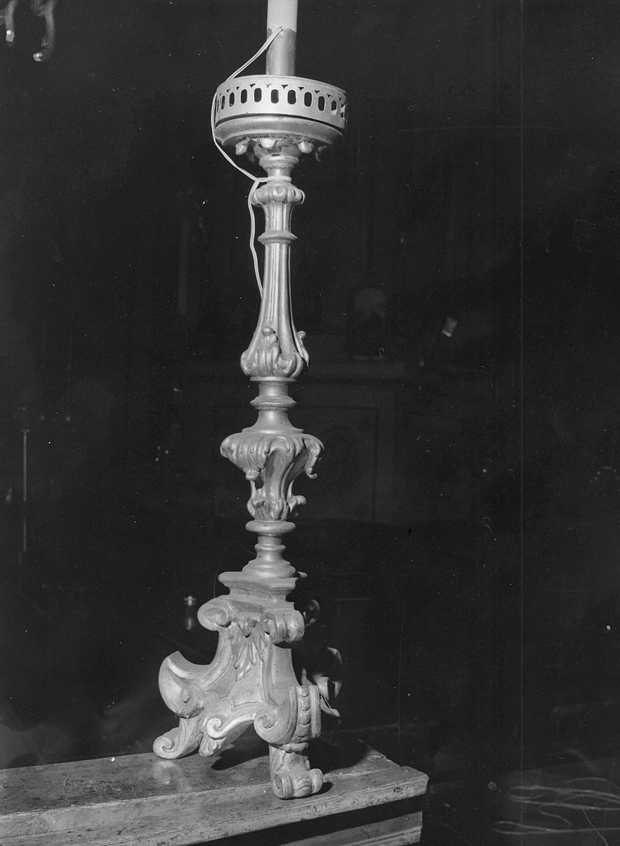 candeliere d'altare, serie di Zurlini Francesco (sec. XVIII)