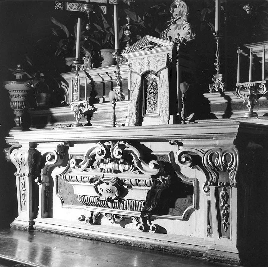 altare maggiore di Ghidetti Gaetano, Bernardi Gherardo detto Gherardi Bernardo (sec. XVIII)
