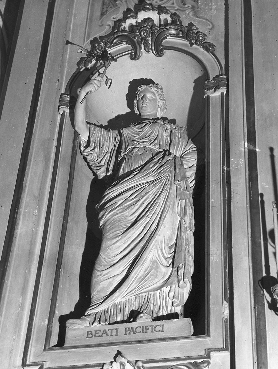 L'Amore della Pace, Personificazione di una delle Beatitudini (statua, elemento d'insieme) di Callani Gaetano (sec. XVIII)