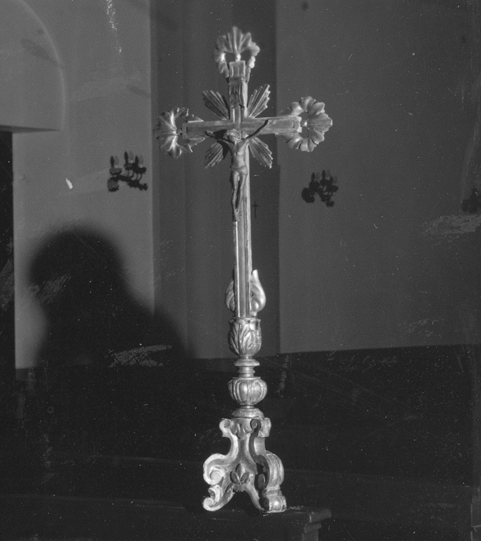 base per croce d'altare - ambito parmense (fine sec. XVII)