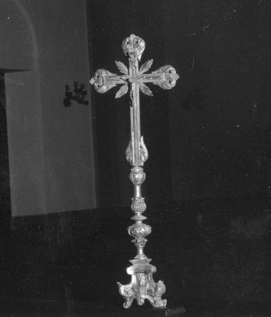 base per croce d'altare - ambito parmense (sec. XVIII)