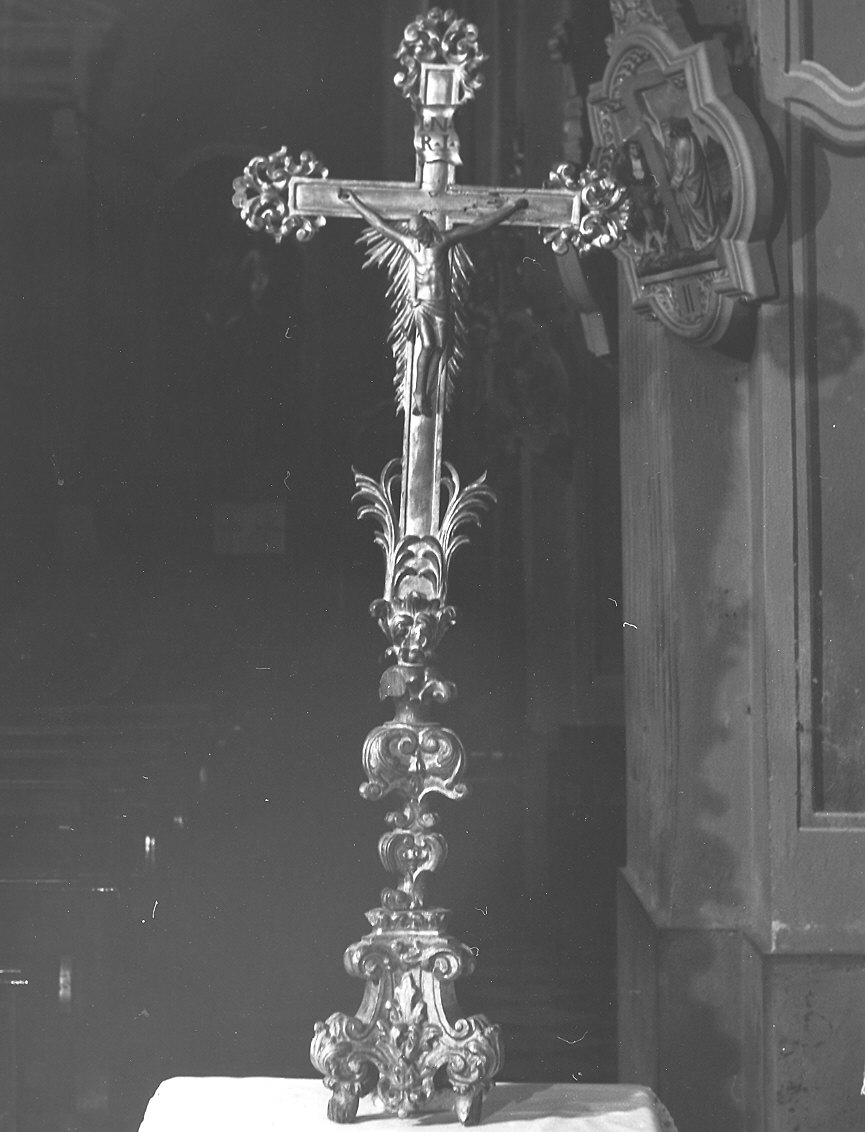 croce d'altare - ambito parmense (prima metà sec. XVIII)