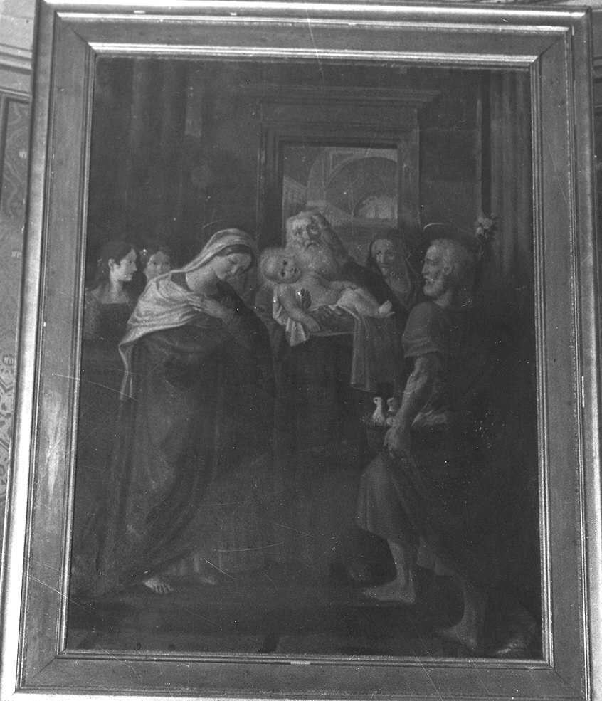 presentazione di Gesù al tempio (dipinto) - ambito parmense (prima metà sec. XIX)