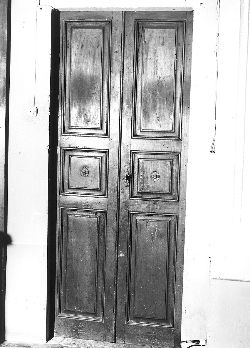 porta - a due battenti, serie - ambito parmense (fine sec. XIX)