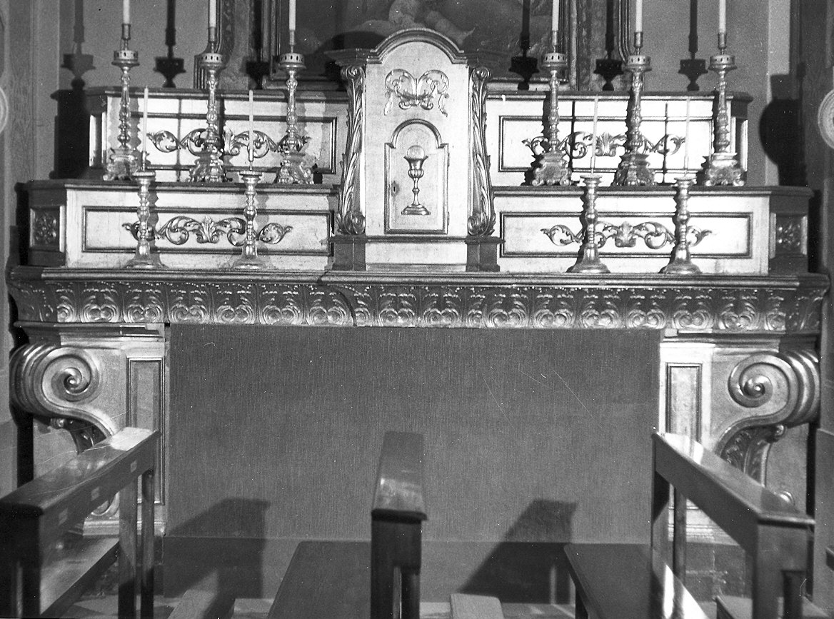 altare - ambito parmense (metà, fine/inizio sec. XVIII, secc. XIX/ XX)