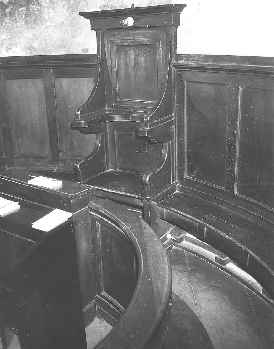 stalli del coro, insieme di Sicuri Giacinto - ambito parmense (sec. XVIII)