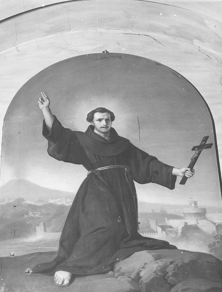San Francesco Solano (dipinto) di Scaramuzza Francesco (sec. XIX)