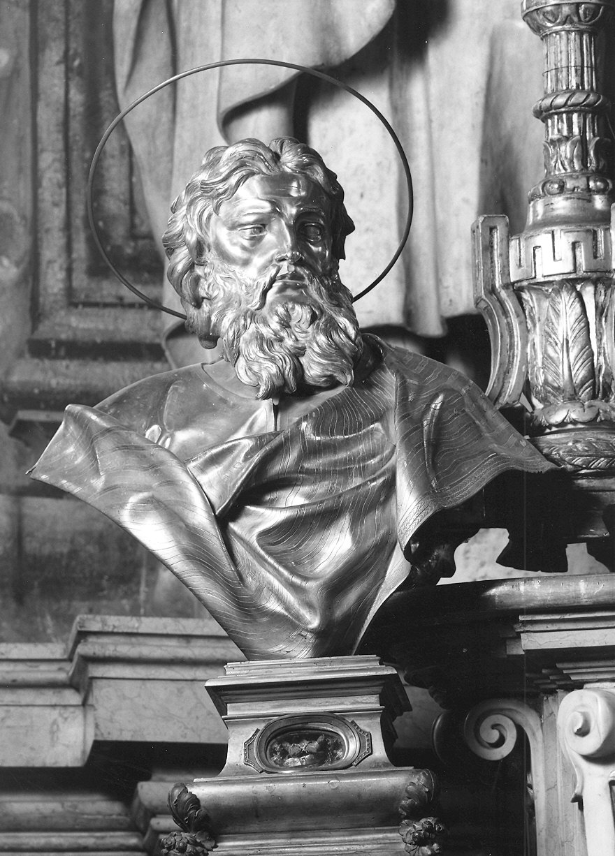 Santi (reliquiario - a busto, serie) di Gualtieri Giuseppe, Vernazzi Luigi (sec. XVIII)