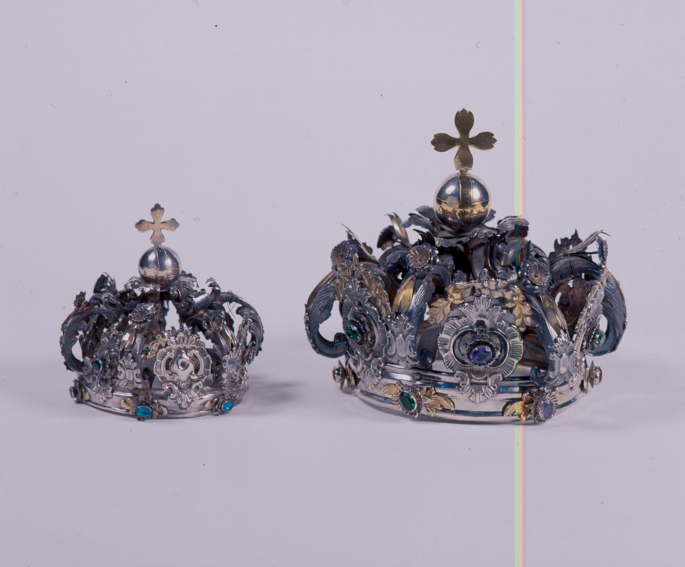 corona da statua, serie - ambito parmense (sec. XIX)