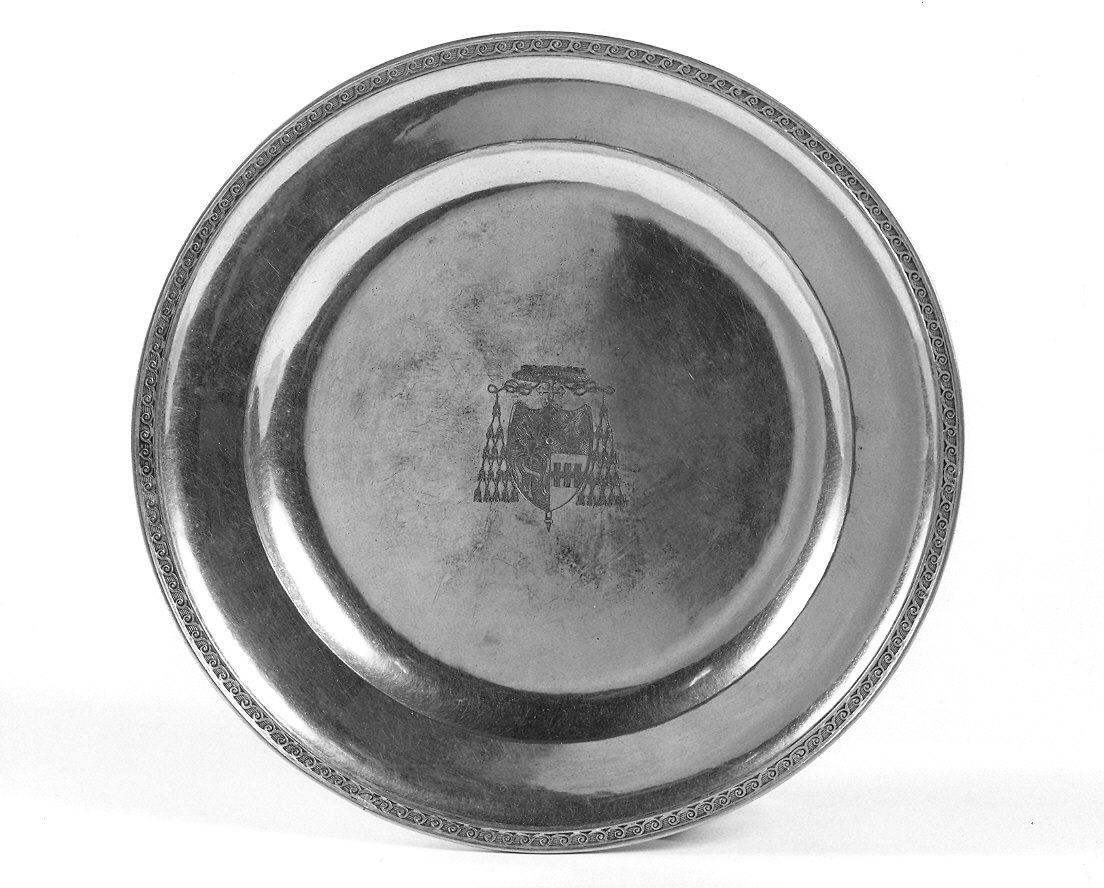 piatto, serie - ambito parmense (sec. XIX)