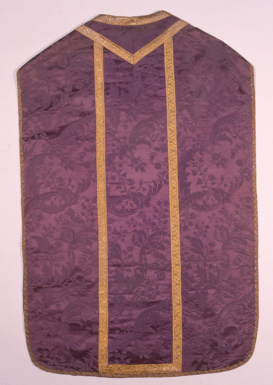 paramento liturgico, insieme - manifattura italiana (prima metà sec. XVIII, sec. XIX)