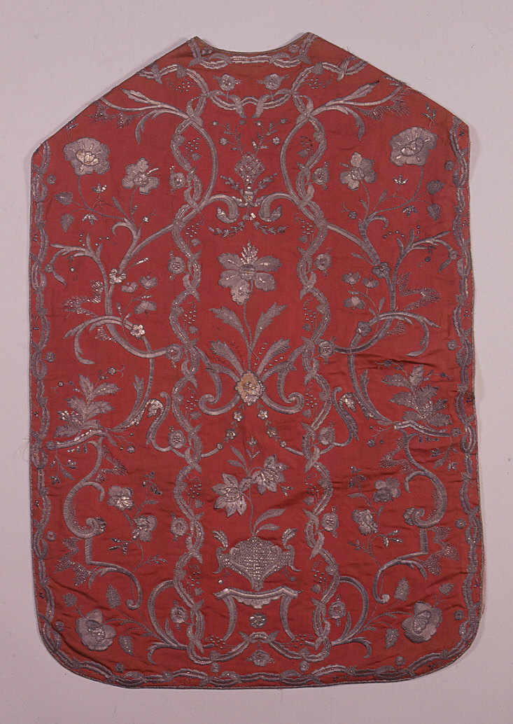 paramento liturgico, insieme - manifattura italiana (terzo quarto sec. XVIII)