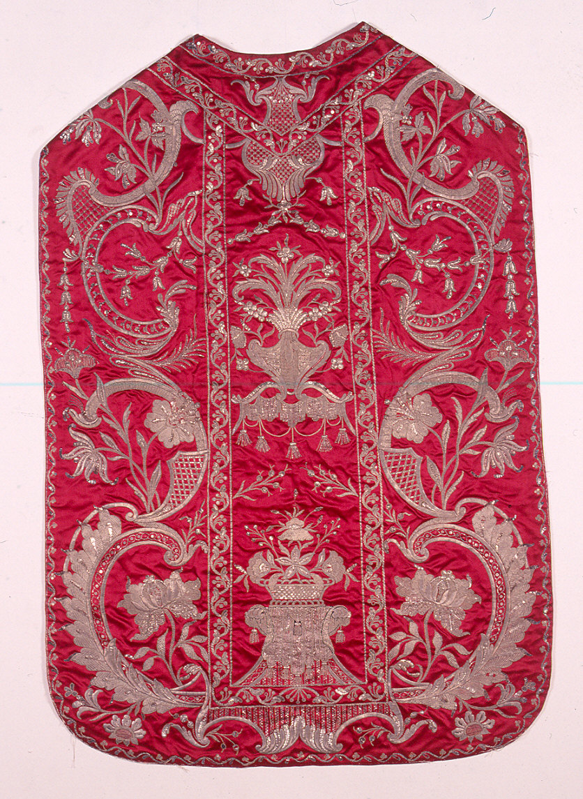 paramento liturgico, insieme - manifattura francese (ultimo quarto sec. XVIII)