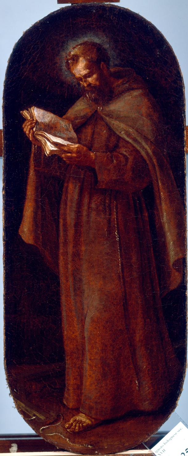Santo di Ordine regolare (dipinto, elemento d'insieme) - ambito emiliano (seconda metà sec. XVII)